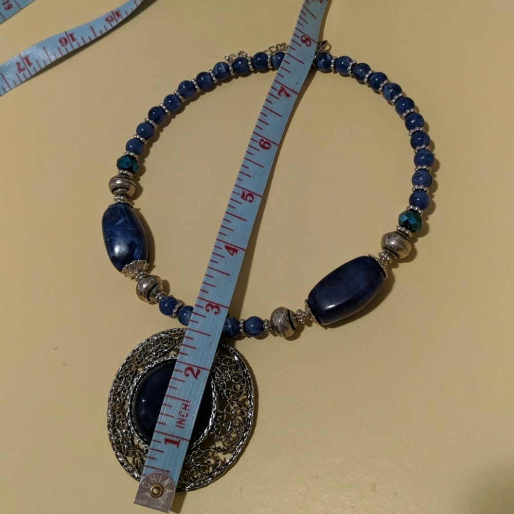 Blue Necklace - Picture 2 of 3